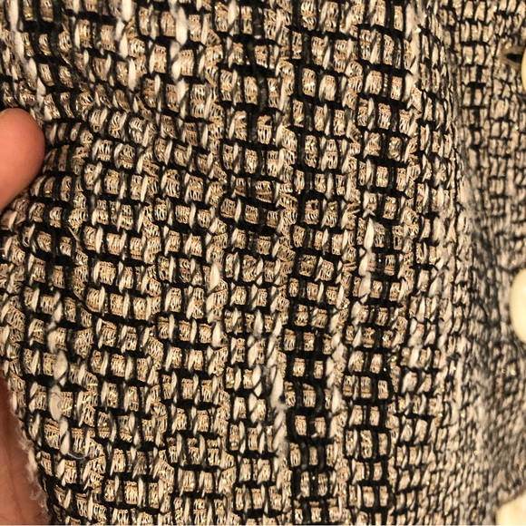 Lafayette 148 Tweed Patterned Jacket sz 6 Blazer textured like new - Picture 7 of 12